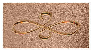 DSC700 601 CP SH BZ Copper Scroll Shimmer Bronze Background